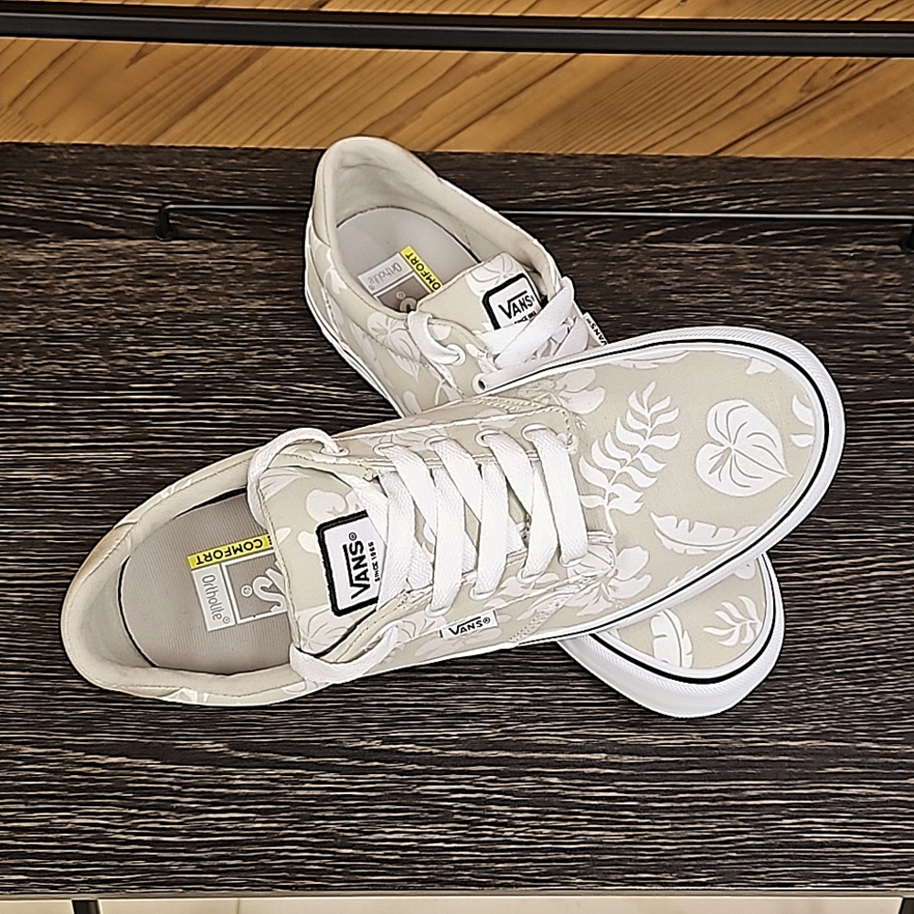 NEW Mens VANS Atwood Deluxe - Floral Party Taupe - Mult Sizes